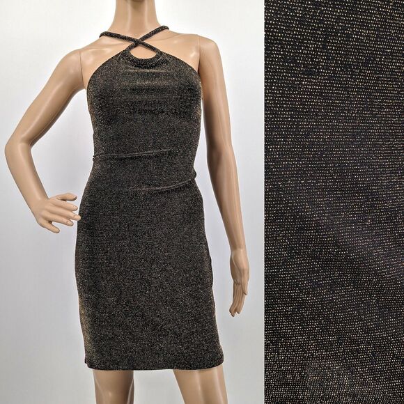 Jump Dresses & Skirts - NWT Vintage 2000s y2k Jump Mini Dress Metallic Sparkly JRs Size 7/8